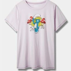 TORRID The Smurfs Classic Fit Cotton Crew Seam Tee