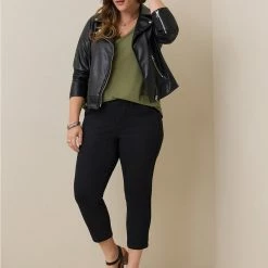 TORRID Crop Aviator Skinny Stretch Twill Mid-Rise Pant