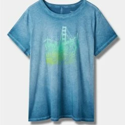 Null The Bay Vintage Cotton Crew Neck Tee