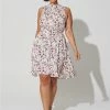 TORRID Mini Stretch Challis Hi-Low Dress