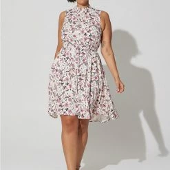TORRID Mini Stretch Challis Hi-Low Dress