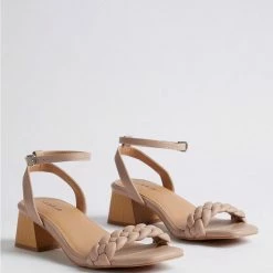 TORRID Braided Flare Heel Sandal (WW)
