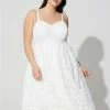 TORRID Midi Crochet Lace Sweetheart Dress