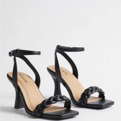 TORRID Braided Mid Heel Sandal (WW)