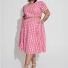 TORRID Midi Seer Sucker Smocked Skirt Set
