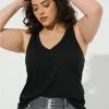 TORRID Girlfriend Signature Jersey V-Neck Tank