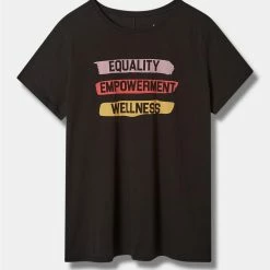 #TORRIDSTRONG Empower Vintage Cotton Crew Neck Tee