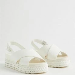 TORRID Criss Cross Flatform Sandal (WW)