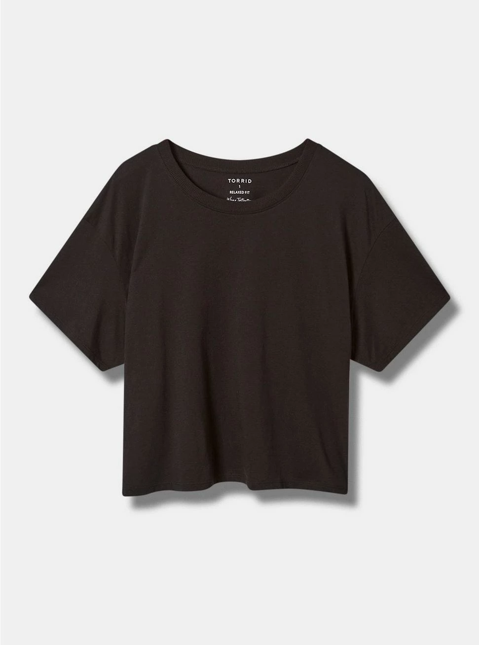 TORRID Relaxed Signature Jersey Crew Neck Crop Tee - Image 4