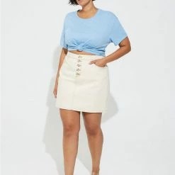 TORRID Relaxed Signature Jersey Crew Neck Crop Tee