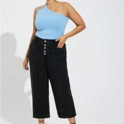 TORRID Everyday Rib One Shoulder Cut Out Cami