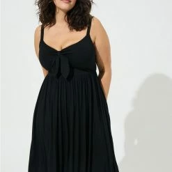 TORRID Mini Super Soft Bow Front Skater Dress