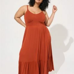 TORRID Maxi Super Soft Tiered Dress