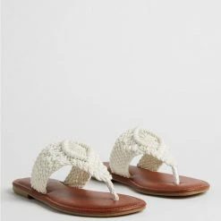 TORRID Crochet T-Strap Slide (WW)