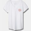 TORRID Hippy Face Girlfriend Classic Fit V-Neck Tee